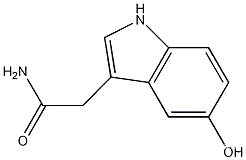 Molecular Structure of 103404-85-9 (5-Hydroxyindole-3-acetamide)